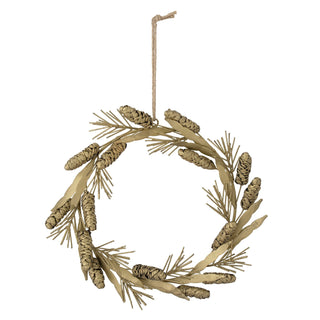 NORDIC.CHRISTMAS - Adera brass wreath, Metal