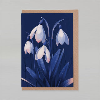 NORDIC.CHRISTMAS - Snowdrop Greeting Card