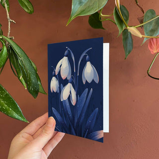NORDIC.CHRISTMAS - Snowdrop Greeting Card