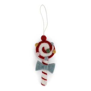 NORDIC.CHRISTMAS - Christmas candy with light blue bow