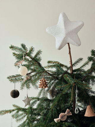 NORDIC.CHRISTMAS - Cotton pulp tree ornament