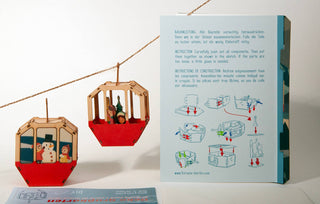 NORDIC.CHRISTMAS - Gondola 3D decorative greeting card