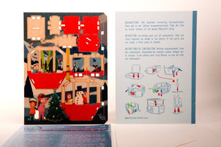 NORDIC.CHRISTMAS - Gondola 3D decorative greeting card