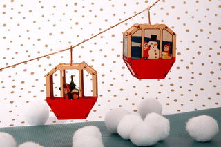 NORDIC.CHRISTMAS - Gondola 3D decorative greeting card