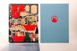 NORDIC.CHRISTMAS - Gondola 3D decorative greeting card