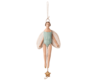 NORDIC.CHRISTMAS - Maileg Angel jumping jack with halo - Mint