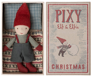 NORDIC.CHRISTMAS - Maileg Pixy Elf in matchbox