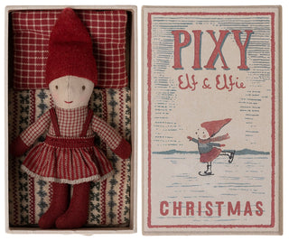 NORDIC.CHRISTMAS - Maileg Pixy Elfie in matchbox