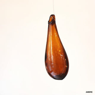 NORDIC.CHRISTMAS - Blown glass treardrop ornament