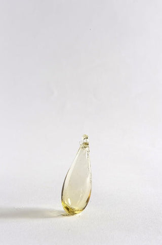 NORDIC.CHRISTMAS - Blown glass treardrop ornament