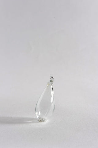NORDIC.CHRISTMAS - Blown glass treardrop ornament