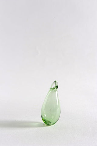 NORDIC.CHRISTMAS - Blown glass treardrop ornament
