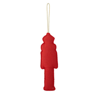 NORDIC.CHRISTMAS - Maule Ornament, Red, Cotton