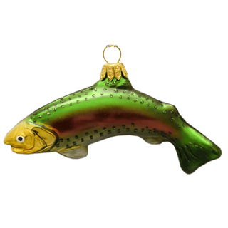 NORDIC.CHRISTMAS - Trout - Glass Christmas Ornament