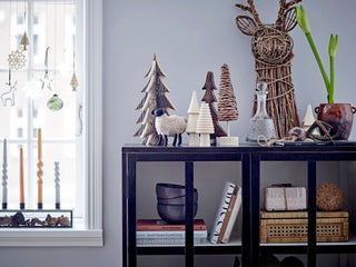 NORDIC.CHRISTMAS - Natural ash trees - set of 6 - 10 to 20 cm