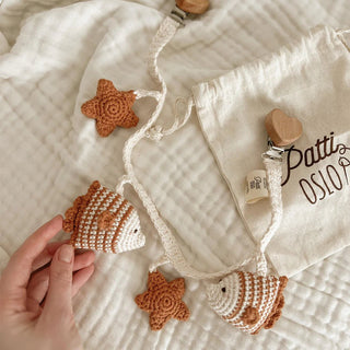 NORDIC.CHRISTMAS - Maki the Fish Pram Chain - with bell