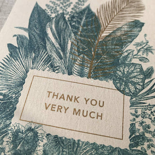 NORDIC.CHRISTMAS - Postcard/Grasses/Thank you very much/Eco paper