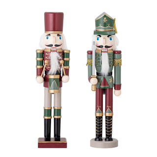 NORDIC.CHRISTMAS - Set of 2 Nutcrackers - 38 cm