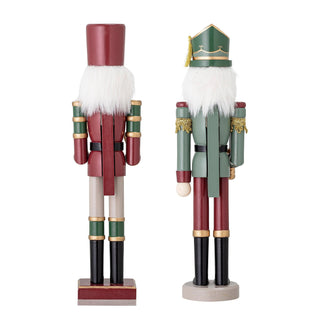 NORDIC.CHRISTMAS - Set of 2 Nutcrackers - 38 cm