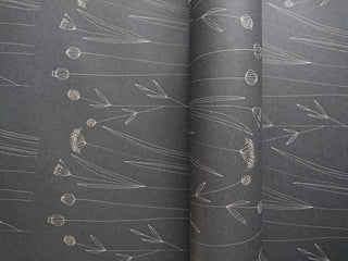 NORDIC.CHRISTMAS - Set Of 3 Pieces Graphical Floral Kraft Wrapping Paper