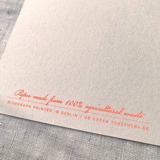 NORDIC.CHRISTMAS - Postcard/Typo/Merry Xmas/Fluo Orange