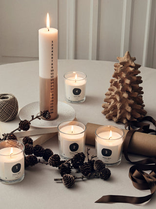 NORDIC.CHRISTMAS - Tree 'pulp' cotton - natural - 16 cm