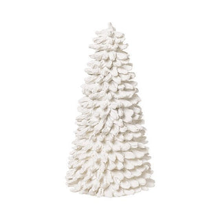 NORDIC.CHRISTMAS - Tree 'pulp' cotton - white - 30 cm
