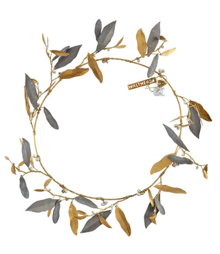 NORDIC.CHRISTMAS - Walther & co brass & zinc mistletoe wreath