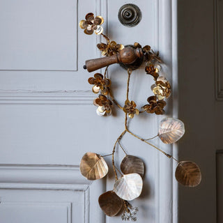 NORDIC.CHRISTMAS - Walther&co golden flowers wreath