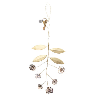 NORDIC.CHRISTMAS - Walther & co brass marigold flower branch
