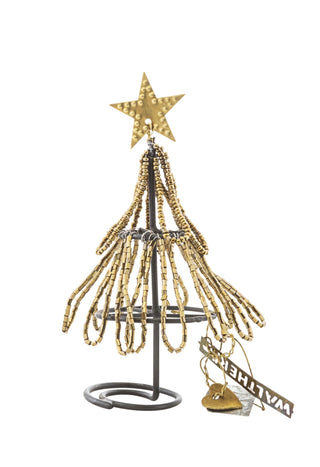 NORDIC.CHRISTMAS - Walther & co gold beads Christmas tree