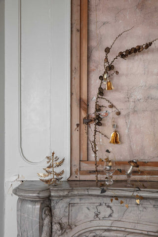 NORDIC.CHRISTMAS - Walther&co brass and zinc hearts garland