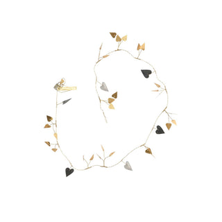 NORDIC.CHRISTMAS - Walther&co brass and zinc hearts garland