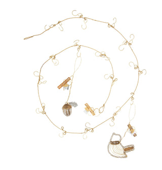 NORDIC.CHRISTMAS - Walther&co brass deco chain with hooks