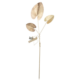 NORDIC.CHRISTMAS - Walther&co brass & sliver leaf branch