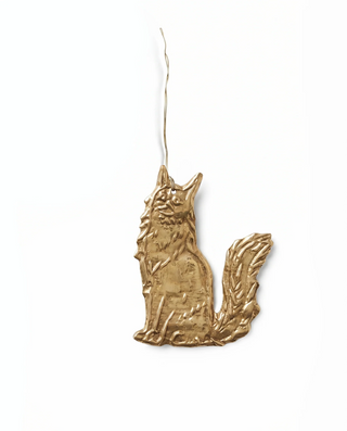 Brass Cat Ornament