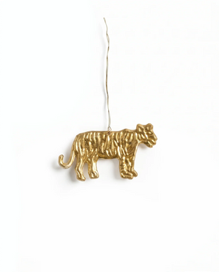 Brass Tiger Ornament