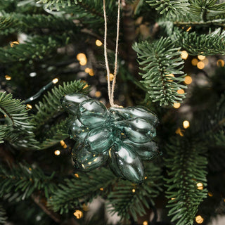 Veridian Dewdrop Cluster Bauble Decoration