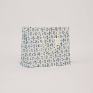 Large Block Printed Gift Bags - Blue Stone Refresh