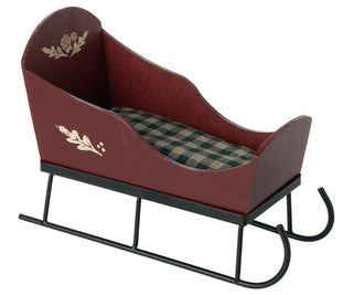 Sleigh, Mini - Red