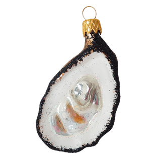 NORDIC.CHRISTMAS - Oyster - Glass Christmas Ornament