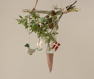 Duck ornament - Green