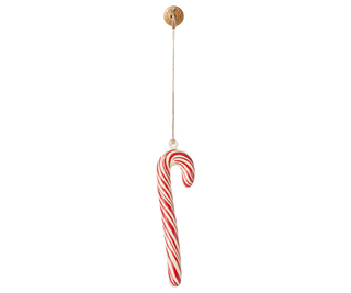 Maileg metal ornament - large striped sugar cane