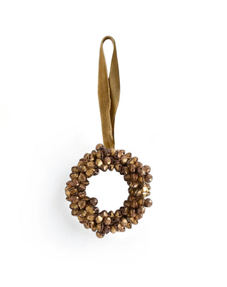 Golden Bells Wreath Ornament