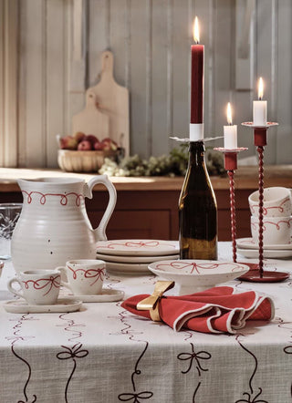 White Snowflake Candle Holder for Bottle