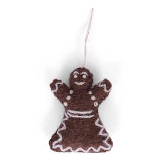 Felt gingerbread woman