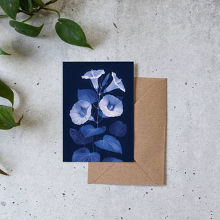 Morning glory Greeting Card