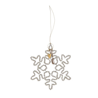 Walther&co snow flower ornament