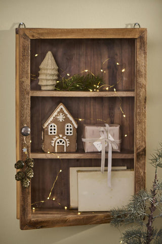 Ginger Bread Ceramic House with Snowflake