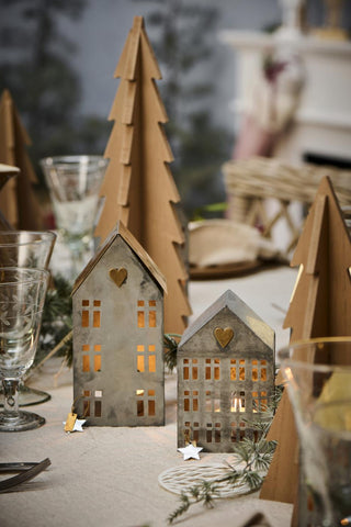 Christmas village houses collection 03 - set of 3